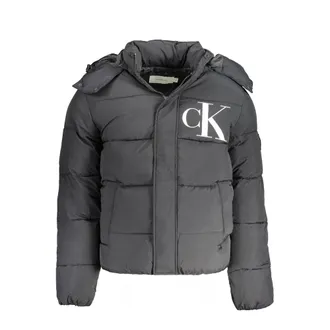 Calvin Klein Black Nylon Mens Mens Jacket