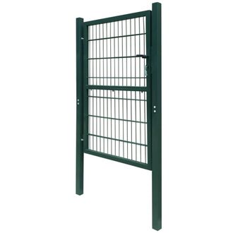Berkfield Home Durable 2D Fence Gate (Single) Green 106 x 210 cm