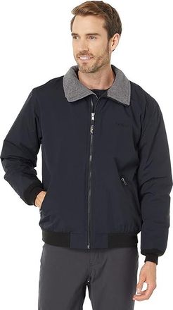 L.L.Bean Warm-Up Jacket Mens Clothing Black : 2XL, Polyester/Nylon