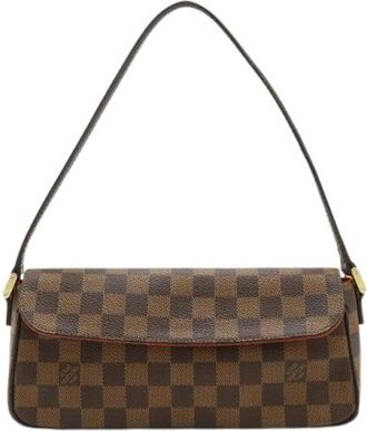 Louis Vuitton Pre-owned Damier Recourter Shoulder Bag N51299 - Dames - Vintage Schoudertas - Bruin - ONE Size - Vintage