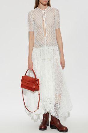J.W.Anderson Lace Dress, Womens, White