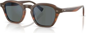 Oliver Peoples Eyles Zonnebril - unisex - Accessoires - Bruin - Maat: 48 MM