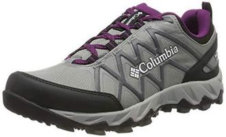 Columbia Peakfreak X2 Outdry Waterproof wasserdichte Wanderschuhe für Damen, Grau (Monument x Wild Iris), 40.5 EU