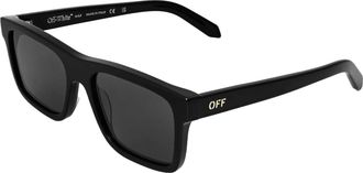 Off-white Off White Unisex Galena-zonnebril voor volwassenen in schildpadkleur (Zwart/Donkergrijs)