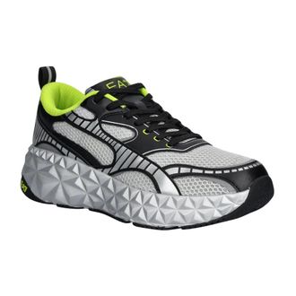 Emporio Armani Sneakers - Heren - Schoenen - Grijs - Maat: 42 2/3 EU Synthetisch
