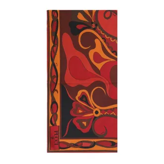 Pucci Silky Scarves, female, Multicolor, Size: ONE SIZE Orchidee Print Silk Carre