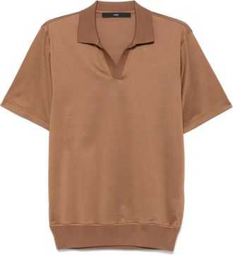 SAPIO T-shirt in jersey leggero - Marrone