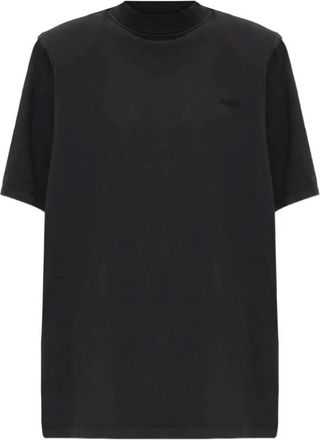 The Attico Camiseta de Algod&oacute;n - Tops - Mujer - Negro - S