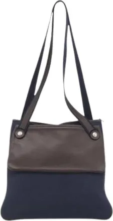 Herm&egrave;s Borsa a spalla Pre-owned in pelle - - Pre-owned - Donna - Blu - ONE SIZE