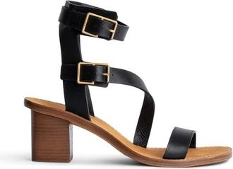 Zadig&Voltaire Schoenen, Dames, Zwart, 40 EU, Cecilia Caprese Sandalen