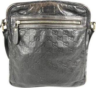 Gucci Pre-owned Cross Body Bags, male, Brown, Size: ONE SIZE Pre-owned Vintage Cross Body Bag
