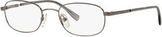 Brooks Brothers 50mm Oval optical glasses in Grey at Nordstrom