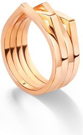 Repossi Antifer 4-Row Ring in Rose Gold at Nordstrom, Size 6.25