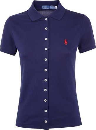 Ralph Lauren Short Sleeves Classic Polo Shirt Full Button