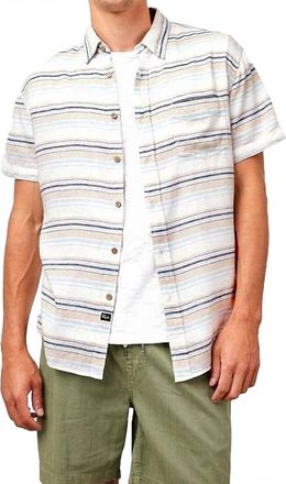 Rails Carson Shirt In Dune Stripe
