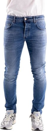 Don the Fuller Milano Jeans 1147 - Heren - Slim Fit Jeans - Blauw - W33 - Katoen - Jeans