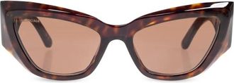 Balenciaga Zonnebril - Dames - Zonnebrillen - Bruin - ONE Size - Accessoires