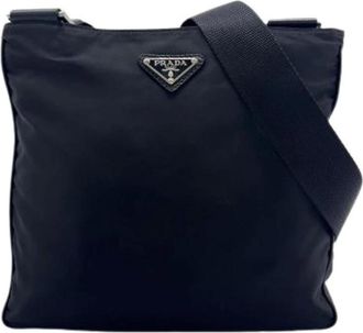 Prada Pre-owned Cross Body Bags, female, Black, Size: ONE SIZE Pre-owned Vintage Shoulder Bag