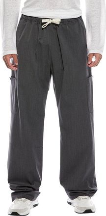 Palm Angels Monogram Wool-Blend Loose Pant
