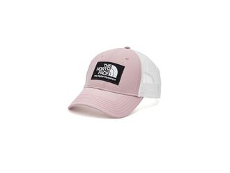 The North Face Mudder Trucker Baseball Caps Metal Pink/Tnf White, Cotton/Mesh/Polyester