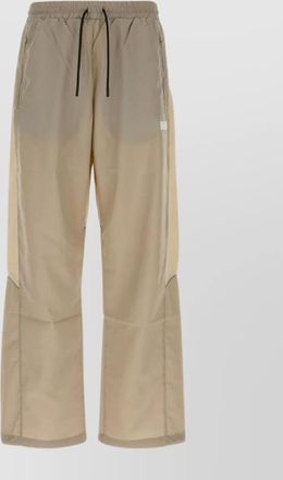 Reebok drawstring waistband joggers in stretch nylon
