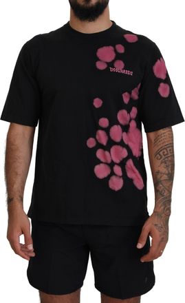Dsquared2 Dsquared&sup2; pink Cotton Short Sleeves Crewneck Mens T-shirt (Pre-Owned)