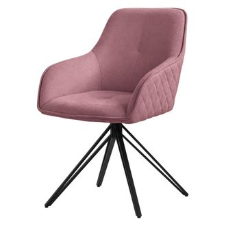 ML Design Silla giratoria 360 grados rosa oscuro