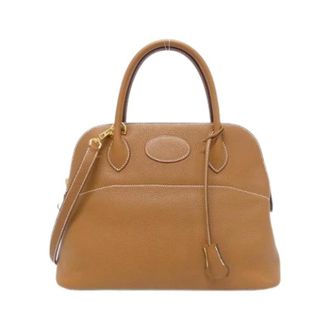 Herm&egrave;s Pre-owned Bolide31 Trillon Clemence Bag - Dames - Pre-owned - Bruin - Maat: ONE Size Leer