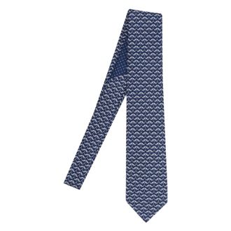Ferragamo Garbo Das - Heren - Accessoires - Blauw - Maat: ONE Size Zijde