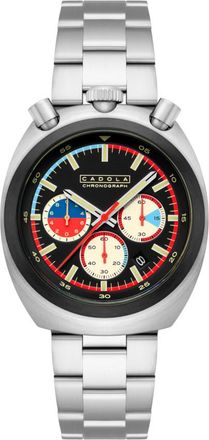 Cadola Testa Di Toro Chronograph Quartz Black Dial Mens Watch CD-1058-11