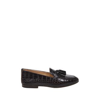 Francesco Russo Tassel Loafer - Dames - Schoenen - Bruin - Maat: 36 EU Leer