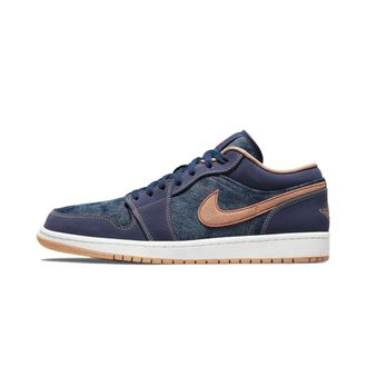 Nike Jordan 1 Low SE Denim - unisex - Sport - Blauw - Maat: 43 EU Denim