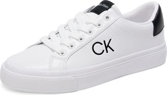 Calvin Klein Womens Cylaie Sneaker, White 140, 8 UK