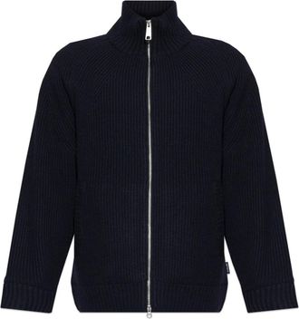 Carhartt Work in Progress Cardigan Banley Riscaldato - - Knitwear - Uomo - Blu - L