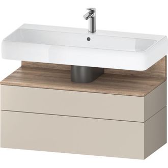 Duravit Duravit Qatego Mueble Bajo Lavabo, 1 Extra&iacute;ble Y 1 Caj&oacute;n