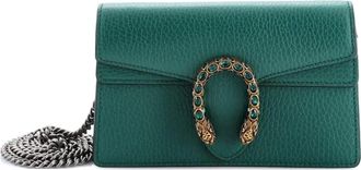 Gucci Dionysus Bag Leather Super Mini clutch bag - Groen