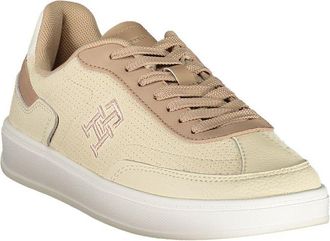 Tommy Hilfiger Logo-Embroidered Sneaker - Beige
