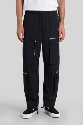 Comme Des Garçons Pants In Black Nylon