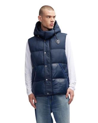 Pajar Channel Quilted Puffer Vest in Navy at Nordstrom, Size X-Large