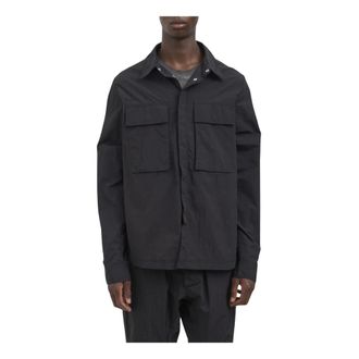 Thom Krom Camicia in Tessuto Tecnico - male - Thom Krom - Casual Shirts - Black - XL - Shirts