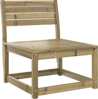 vidaXL Sof&aacute; De Jard&iacute;n Madera Impregnada De Pino Vidaxl