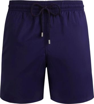 Vilebrequin Lichtgewicht Solide Zwembroek voor Heren - Heren - Strandmode - Blauw - L - Polyester - Badmode