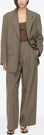 STUDIO NICHOLSON Wollen Enkelbreasted Blazer Jas