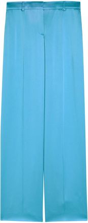 Stella McCartney Stella Mccartney Wide-leg Satin Trousers - Blue - 46 (UK14 / L)