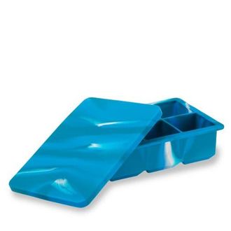 Host 2 Ice Cube Tray with Lid in Blue Marble at Nordstrom