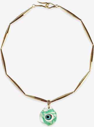 Tohum Design Goldene Choker-Kette Lumia Evil Eye