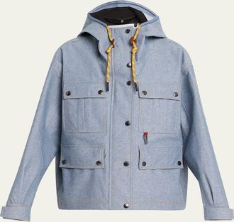 Moncler Beziers Chambray Field Jacket