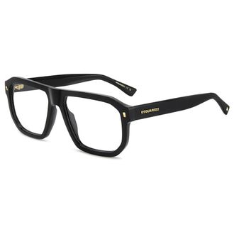 Dsquared2 Glasses, male, Black, Size: 57 MM Fashion Eyeglasses Black Frame