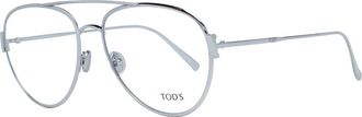 Tod's Zilveren Aviator Optische Bril Vrouwen - Dames - Brillen - Grijs - ONE Size - Accessoires