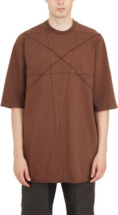 Rick Owens T-shirt Jumbo Korte Mouwen
